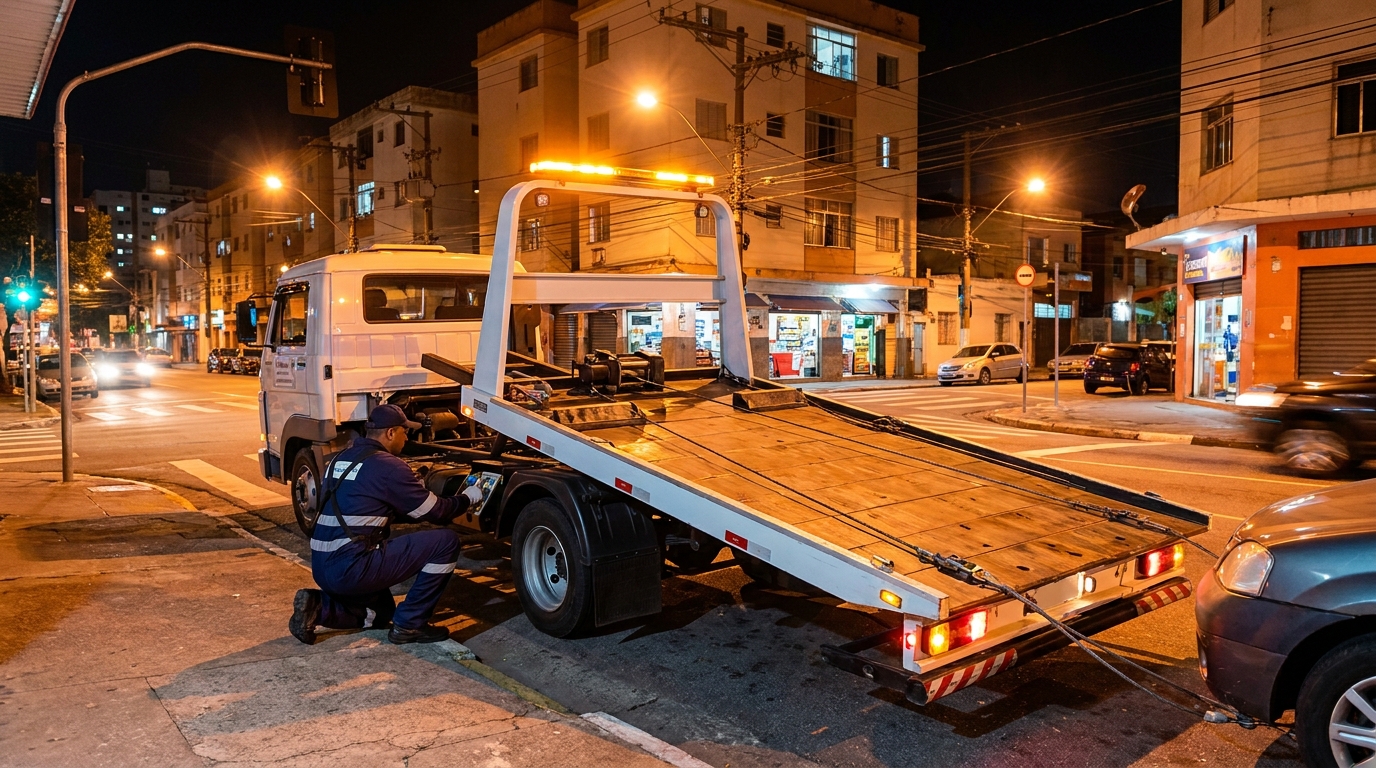 Guincho 24h profissional em Santos‑SP